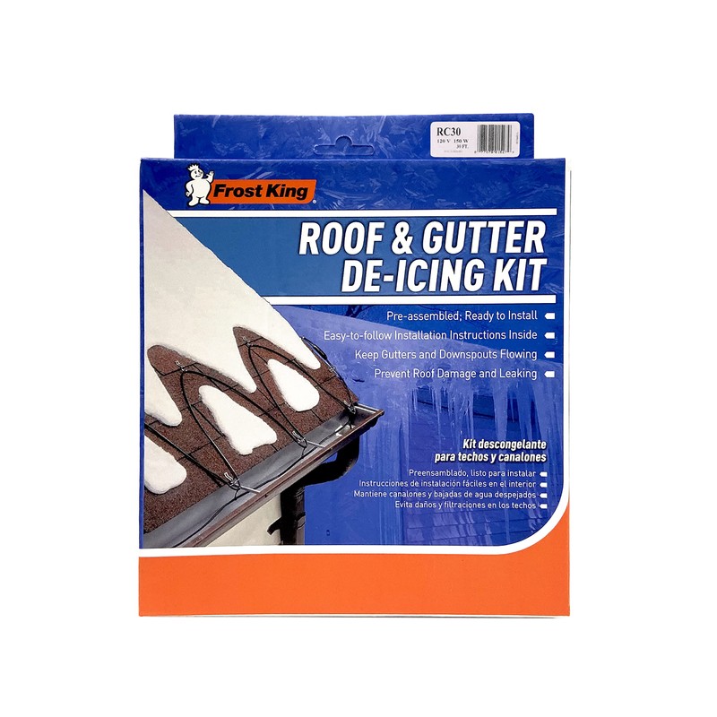Frost King RC30 30' Automatic Electric Roof Cable Kits, Black