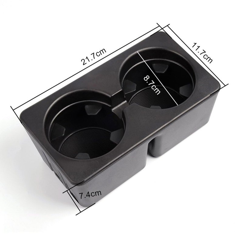 GRAND ORANGE Dual Cup Holder Insert Compatible with 007-2014 Chevy