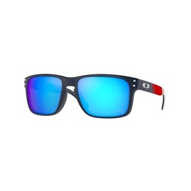 Oakley OO9102 Sunglasses Bundle: OO 9102 9102S3 Holbrook Ne Matte Navy Prizm S and Eyewear Cleaning Kit