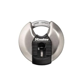 Master Lock 1-1/2 in. H x 1 in. W x 2-3/4 in. L Steel Dual Ball Bearing Locking Disk Padlock 1 pk