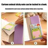24 Pack Sticky Notes, Cute Sticky Notes Set, Cartoon Animals