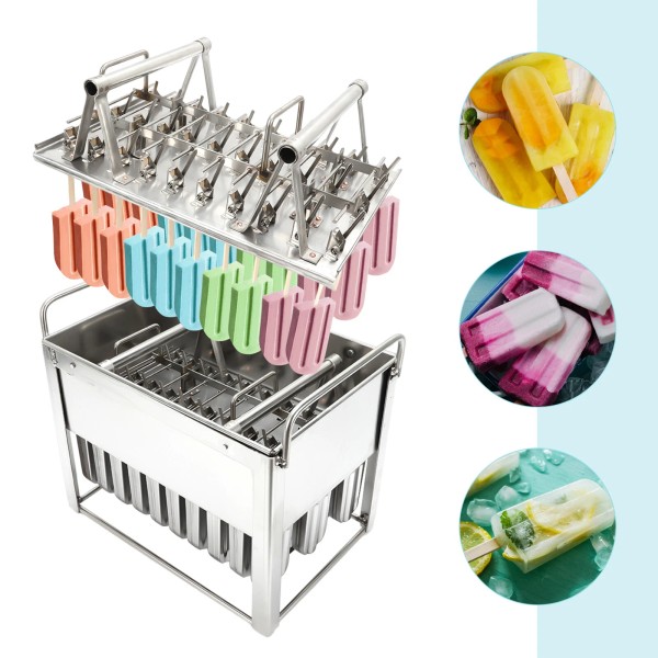 Unbranded/Generic Ice Cream Stick Mold 30pcs Stainless Steel DIY Ice