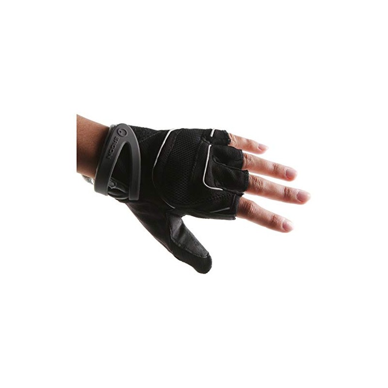 Ergon HT1-W Women's Short Finger Gloves, Black, Large, HT1-W