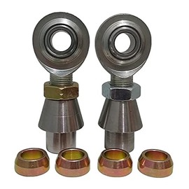 QS Components 5/8 X 3/4-16 Economy Panhard Bar Kit with 5/8 Steel Cone & Bung .250, Rod End, Heim Joint