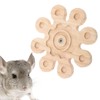 Chinchilla Chew Toys Rotating Natural Wood Interactive Enrichment Toys Hamster