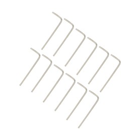 Susenya Hex-L Key Allen Wrench,Hex Key Allen Wrench Set,Standard 2.5mm,Steel Nickel-Plated,Silver,Pack of 12 Pcs