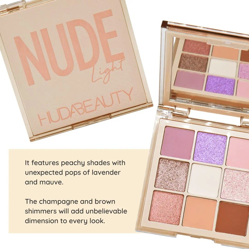 Huda Beauty Nude Obsessions Paleta De Sombras De Ojos Nude