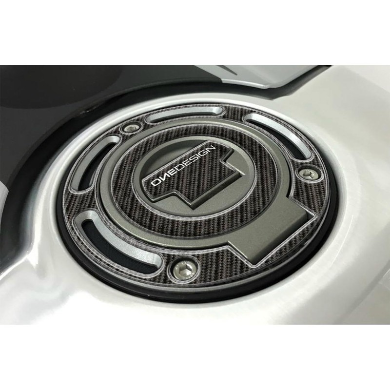 PRINT(プリント) フューエルキャップパッド カーボン柄 YZF-R1/M (15-19)