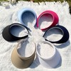 Cotton Visor Hat Women Men Clip-on Visors Hats Adjustable Outdoor
