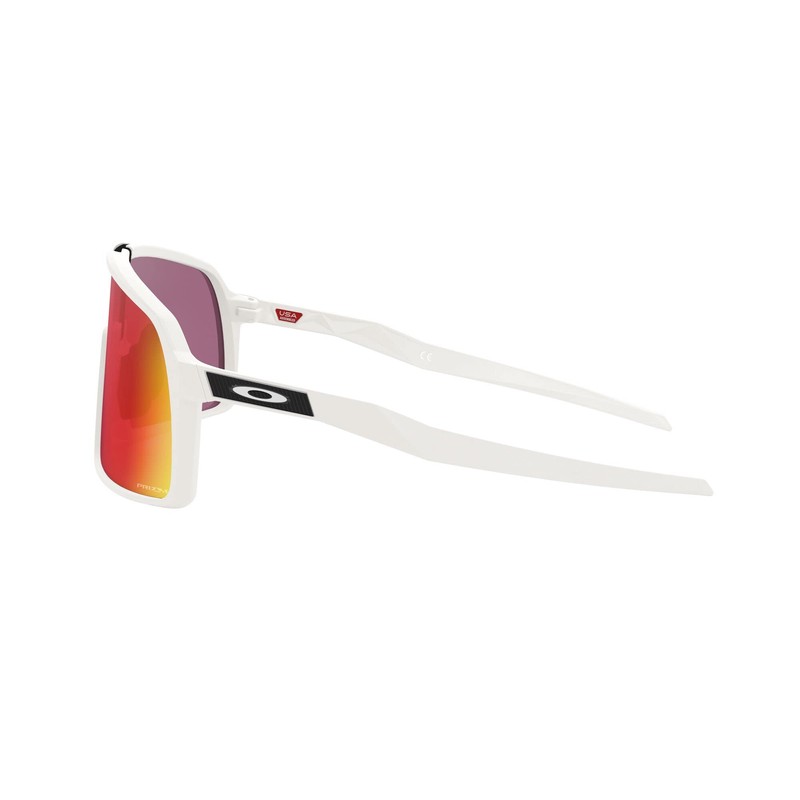 Oakley OO9406 Sutro Sunglasses+ Vision Group Accessories Bundle(Matte White/ Prizm