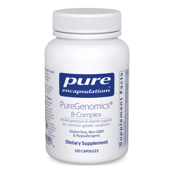 Suplemento de encapsulacin pura Puregenomics B-complex 1 - Producto Original