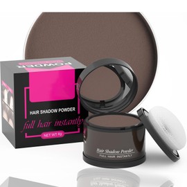 Hairline Powder Dark Brown - Instantly Conceals Hair Loss - Hair Shadow Toppers for Women & Men - Root Touch up Powder - Hair Root Dye Touch Up for Thinning Gray Hair