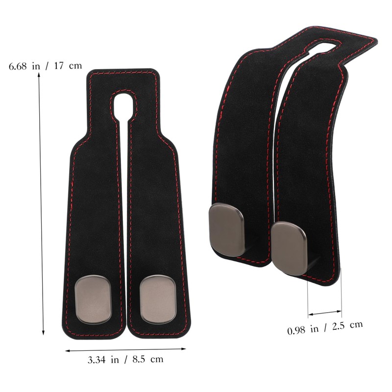 Gatuida 4 Pcs Car Headrest Hooks for Purses Bags Heavy