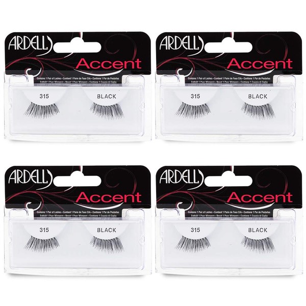 Ardell Accent Lashes 315, 4 Pack