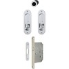Hoppe Sliding Door Handle Oval Rosette WC Set 4930 –