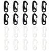 Adiwo 20 PCS Flag Pole Clip, Nylon Flagpole Clamp, Snap