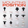 A-Premium 100PCS Bumper Fender Trim Clips Retainer Fastener Kits Compatible