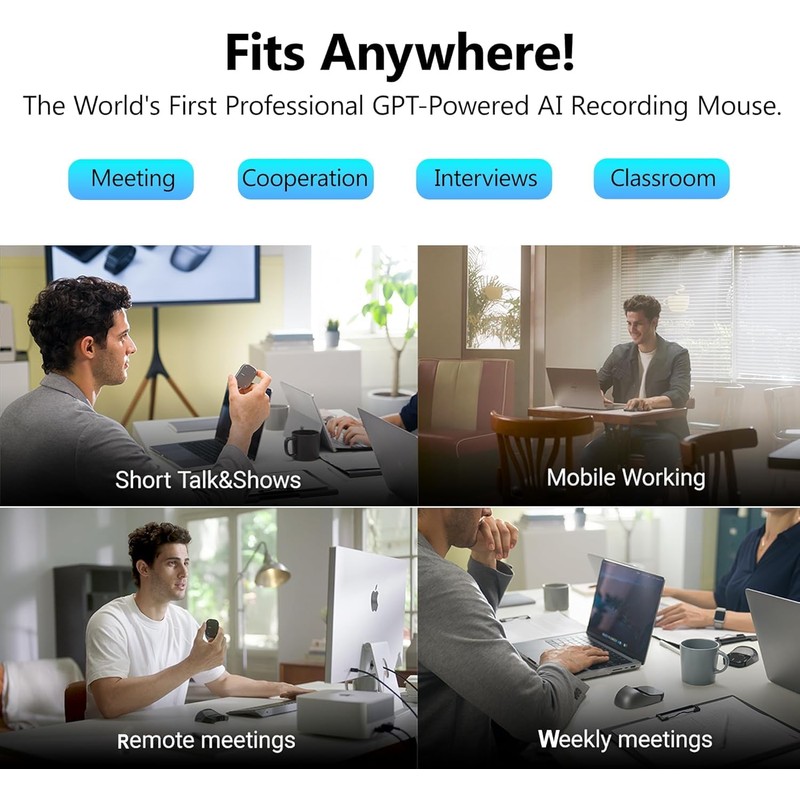 2025 New Wireless Mouse - 2 in 1 Detachable Computer