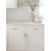 JIASENBAO 5 Pack Antique Brass Cabinet Pulls 3 Inch Arch
