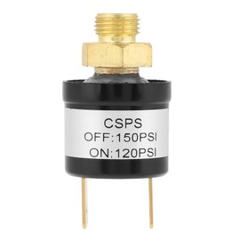 Air Pressure Switch, Pressure Control Switch Valve Air Pressure Control Switch or Air Compressor 120-150PSI 1/8" NPT