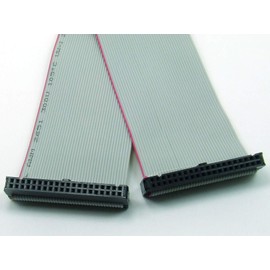 POPESQ® #A893 IDC Cable 40-Pin 30 cm 2.54 mm Connector Ribbon Cable