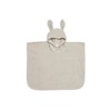 Jollein Badeponcho 65x62 cm Nougat Kapuzenbadetuch Handtuch beige | 533-550-00093
