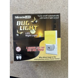 MiracleLED The Original LED Indoor Automatic Bug Night-Light Bulb (2 Pack)