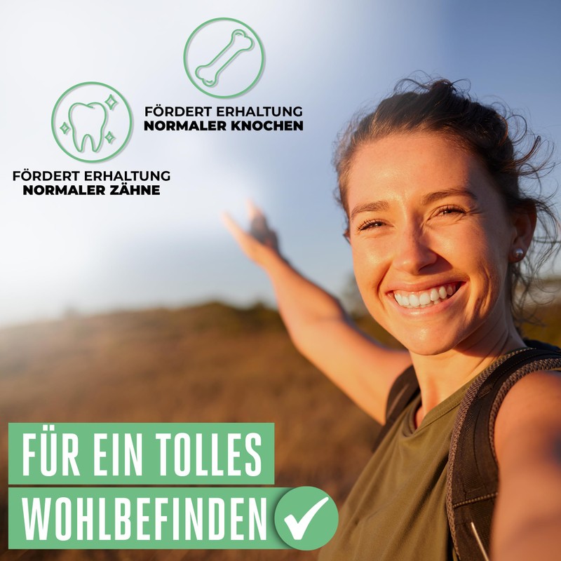 Vitabay hochdosiertes Magnesium Citrate Tabletten VEGAN & LABORGEPRÜFT - 180