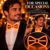 LED Light Up Suspenders with Bow Tie – Party Costume