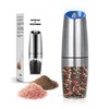 BELRIGO Battery Operated Salt And Pepper Grinder Set with LED