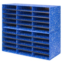 Bankers Box Classroom 30 Compartment Mail Sorter, Single (3384401)