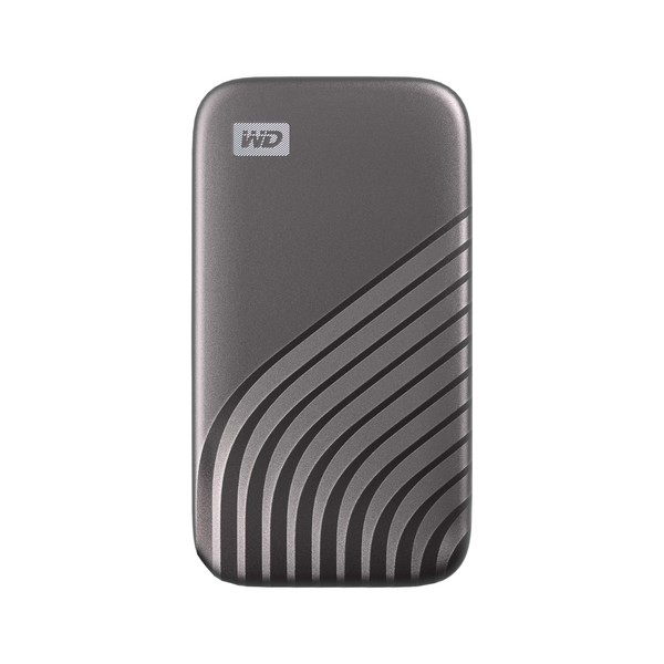 Western Digital WD Portable SSD 2TB Gray USB3.2 Gen2 My Passport SSD Max Read 1050 MB/s External SSD / 5 Year Manufacturer Warranty WDBAGF0020BGY-WESN