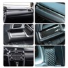 3pcs/set Center Console Trims Real Carbon Fiber Dashboard Covers Stickers
