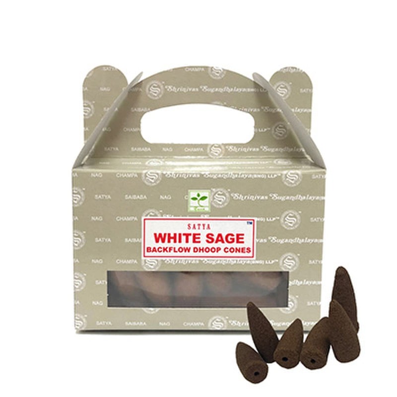 Zen et Ethnique Incense Cones with White Sage