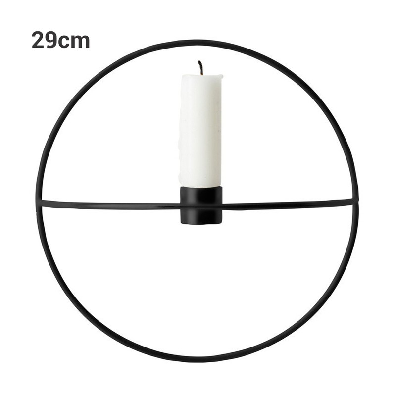 Nordic Style Metal Candle Holder Geometric Candlestick Circle Candle Holder