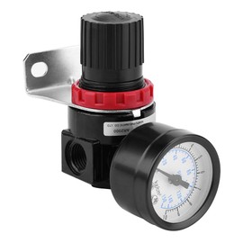 with Bracket Pneumatic Air Pressure Regulator, Air Compressor Control Valve Pneumatic Regulator, G1/4 for Factory Industry