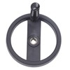 Round Hand Wheel Revolving Knob Handle 2 Spoked Lathe Milling