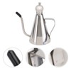 HEMOTON Olive Oil Jug Stainless Steel with Removable Lid (350