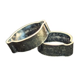 Lumonic I 10 x 2-ear clamps, 23-27 mm, V2A stainless steel, two-ear clamp, hose clamp, for compressed air, pipe systems, garden, car