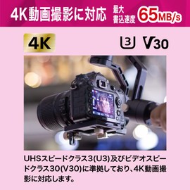 KIOXIA KLNPB128G Former Toshiba Memory SD Card, UHS-I U3, V30, Class 10, SDXC, 100 MB/s Readability