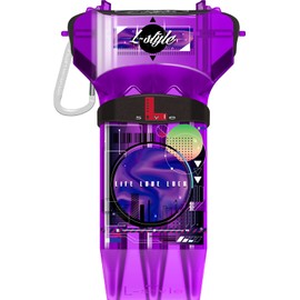Thor-Sports L-Style Krystal One Dart Case in Various Colours / Darts Wallet / Hard Case (Krystal One 2023 M9, Purple), purple, Sporty