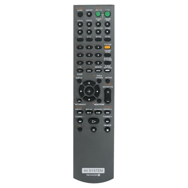RM-AAU023 Replacement Remote Control fits for Sony HT-DDW7600 STRDH500 RM-AAU021