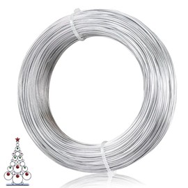 18 Gauge Aluminum Wire,1mm 1 Roll Craft Wire,164 Feet of Silvery Bendable Aluminum Craft Wire,Metal Wire,Sculpting Wire,Doll Armature,Flexible Wire, Suitable for Various DIY Crafts, Jewelry Making