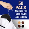 Lifemaster Wooden Hanger Set - 50 Pieces Non-Slip Versatile Closet