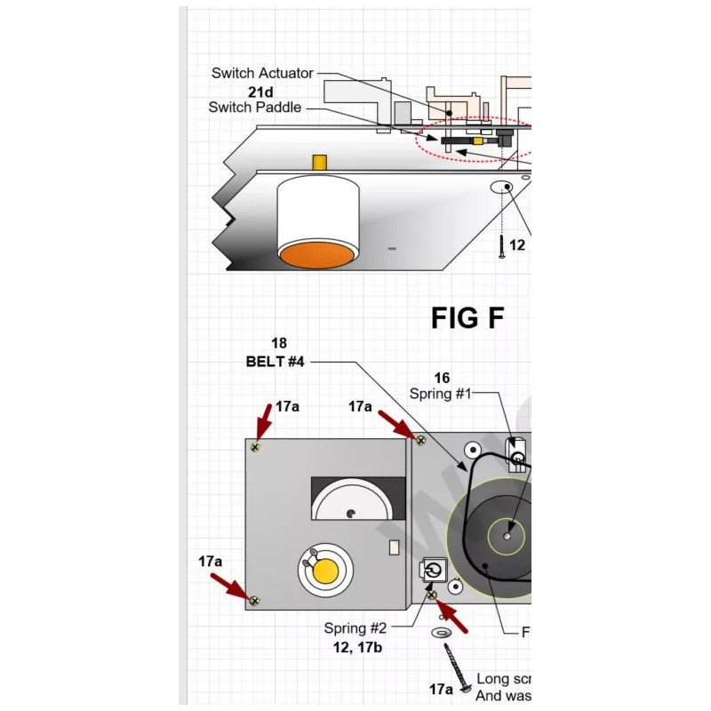 For Nakamichi Nakamichi 480 cassette deck belt kit COMPLETE with