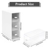 3 Tier Tea Box, Plastic Tea Bag Holder Storage Box,