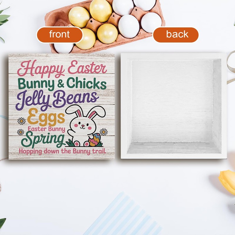 Happy Easter Decorations for Home Spring Easter Decorations Bunny Chicks