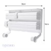 Naymon Dispensador 3 En 1 Porta Toalla Papel Aluminio Playo