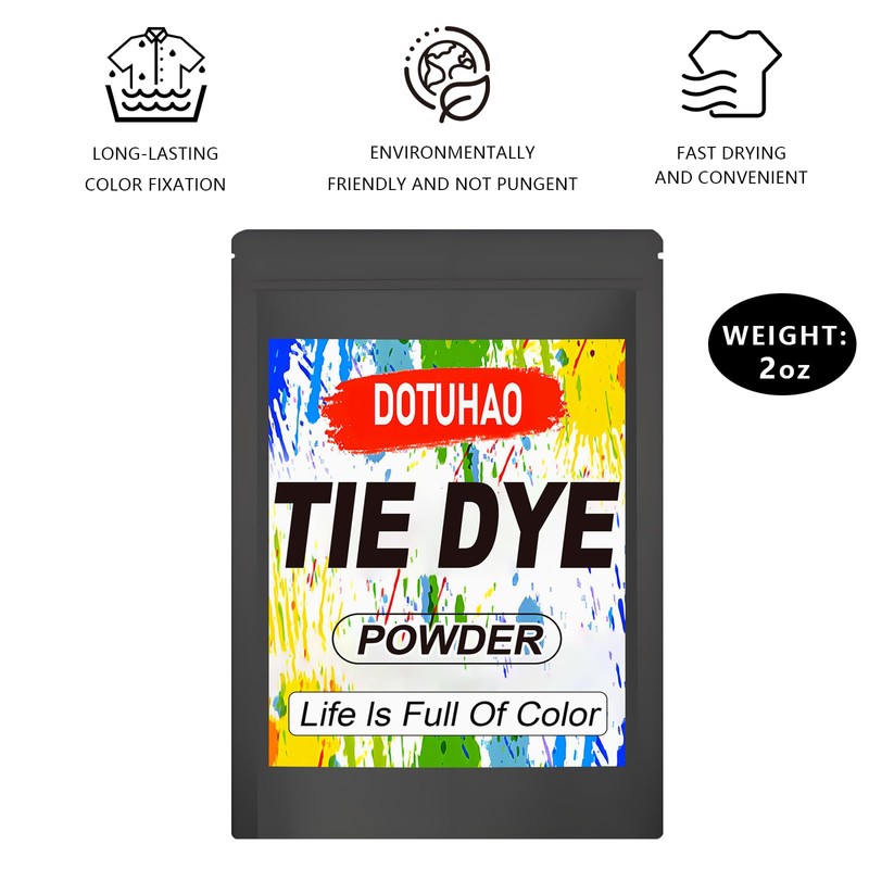 Tie Dye Powder, Dark Blue Tie Dye for Clothes, Fabric