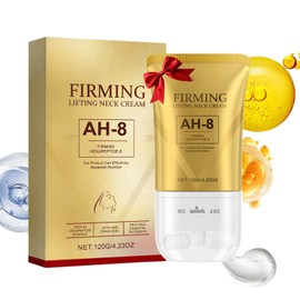 AH-8 Firming Neck Cream with Double Roller, Neck Cream for Tightening and Firming, Lifting & Moisturizing,120g